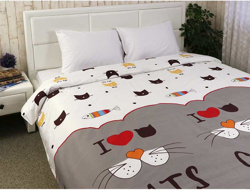 Комплект постельного белья Руно Му саt_1 сатин (845.137К_My cat_1) - Фото 1