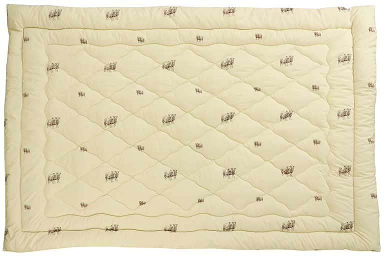 Фото - Ковдра зимова двоспальна Руно 172х205 мікрофайбер вовна (316.52ШК+У_Sheep)