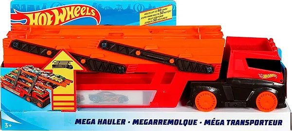 Фото - Далекобійники Hot Wheels Вантажівка-транспортер (GHR48)