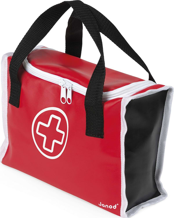 Фото - Сюжетно-рольова гра. Набір-професій Janod Чемодан доктора (J06513)