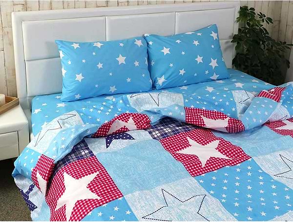 Фото - Комплект постельного белья Руно Звезда Острая микрофайбер (845.52Звезда Острая)