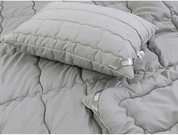 Фото - Одеяло демисезонное двуспальное евро Руно 200х220 силиконовое (322.52GREY)