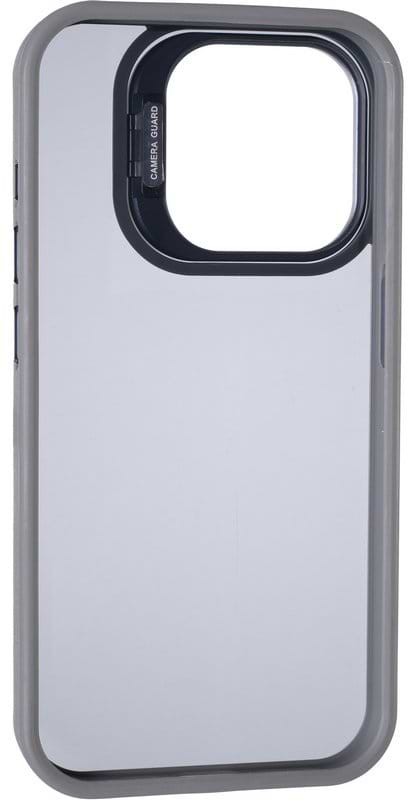 Фото - Чехол для смартфона Gelius Elegant Bumper Case Camera stand iPhone 15 Pro Grey (99488)
