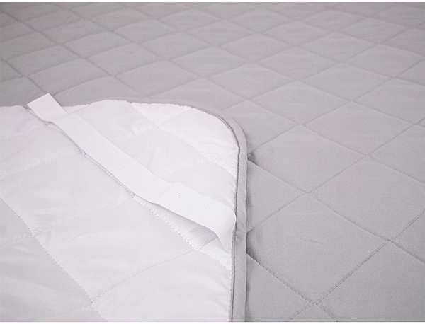 Фото - Наматрацник Руно 140х200 синтепон на резинці (844.52СУ_Grey White)