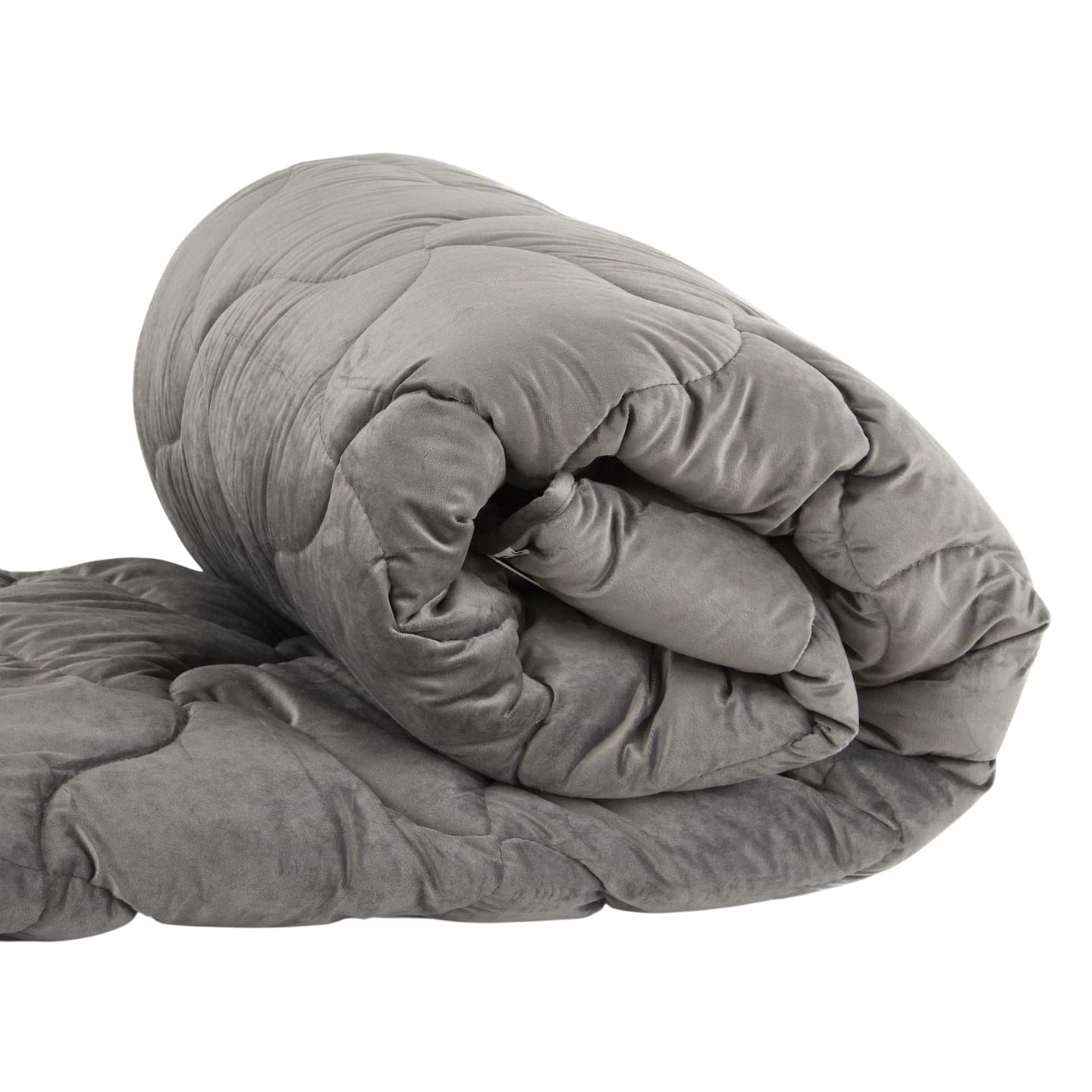 Ковдра всесезонна полуторна ТЕП VELOUR 150х210 см Темно-сірий (1-04870_34535)