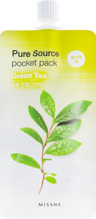 Маска для обличчя Missha Pure Source Pocket Pack Green Tea 10 мл (8806185781831)