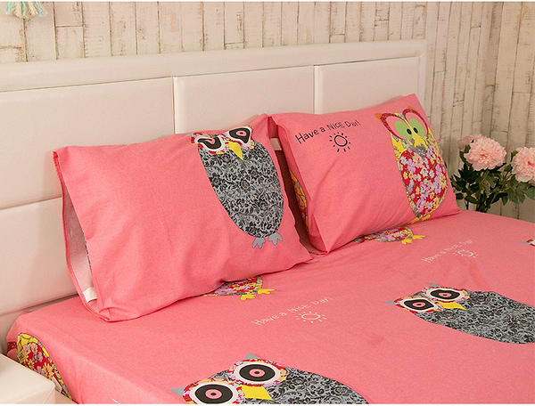 Фото - Простынь евро Руно 200х220 сатин (82.137_Owl)