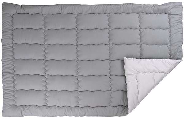 Фото - Ковдра зимова полуторна Руно 140х205 силіконова (321.52_Grey White)