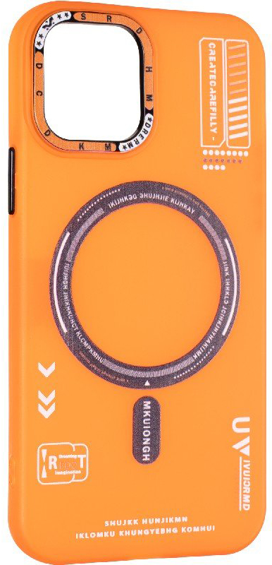 Фото - Чохол для смартфону Gelius Resistant Shield Magsafe Case for iPhone 15 Pro Orange (97273)