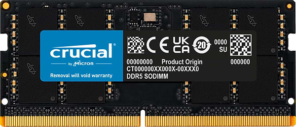 Фото - Память DDR Crucial Micron 32GB DDR5-4800 (CT32G48C40S5) Фото - Память DDR Crucial Micron 32GB DDR5-4800 (CT32G48C40S5)