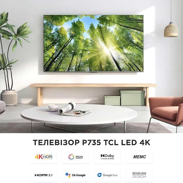 Фото - Телевізор TCL 43P735