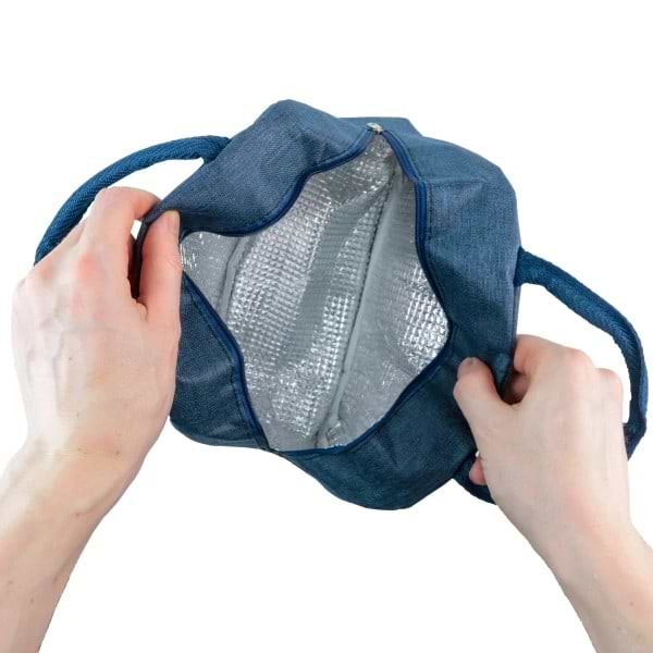 Фото - Сумка ізотермічна Love You для ланчбоксів та їжі бордова (59007