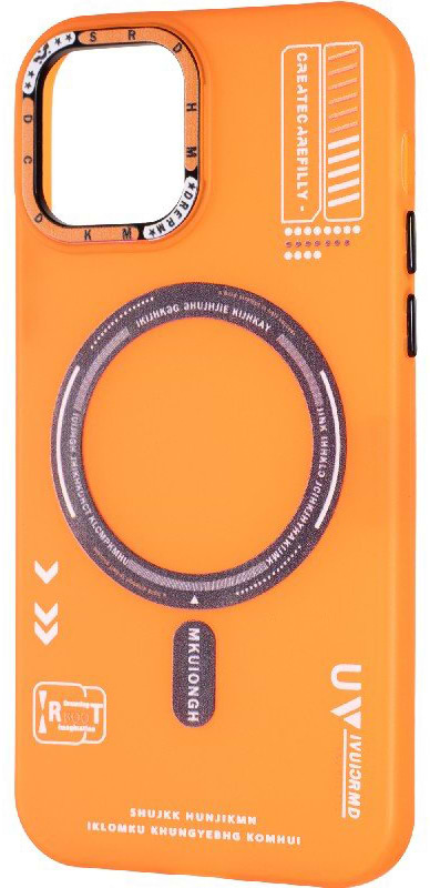 Фото - Чехол для смартфона Gelius Resistant Shield Magsafe Case for iPhone 15 Orange (97269)
