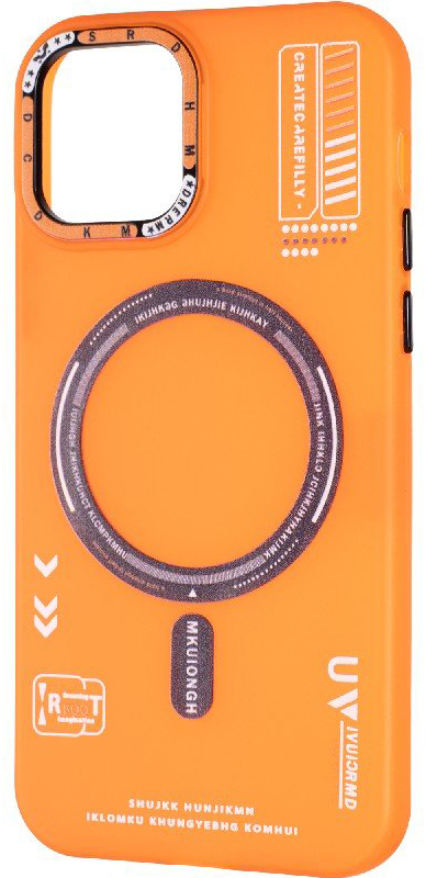 Фото - Чохол для смартфону Gelius Resistant Shield Magsafe Case for iPhone 15 Pro Orange (97273)