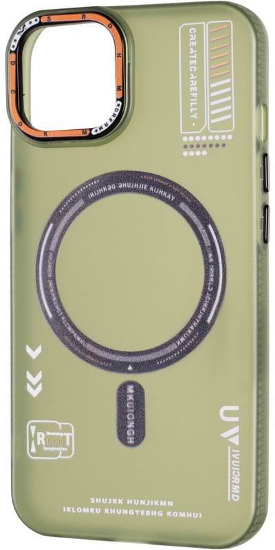 Фото - Чохол для смартфону Gelius Resistant Shield Magsafe Case for iPhone 14 Green (97258)