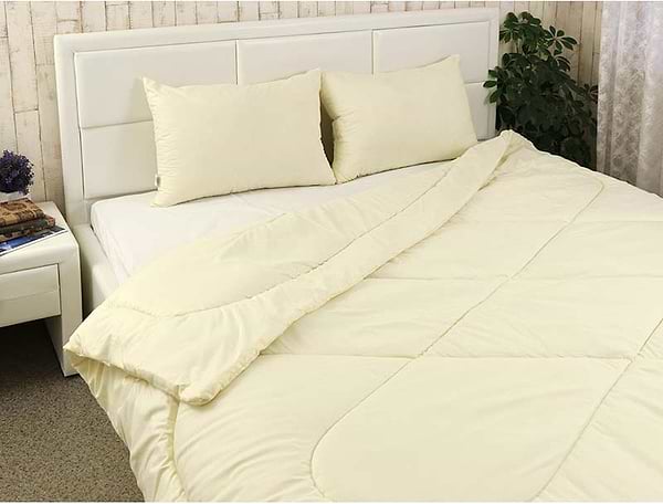 Фото - Одеяло зимнее полуторное Руно 140х205 силиконовое (321.52СЛБ_Молочный)