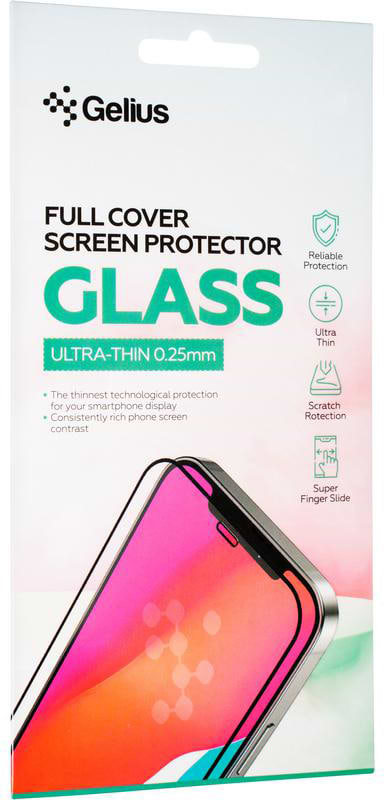 Защитное стекло для смартфона Gelius Full Cover Ultra-Thin 0.25mm for Samsung M556 (M55) Black (98702)