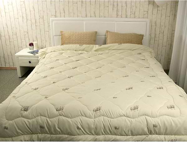 Фото - Ковдра зимова двоспальна Руно 172х205 мікрофайбер вовна (316.52ШК+У_Sheep)