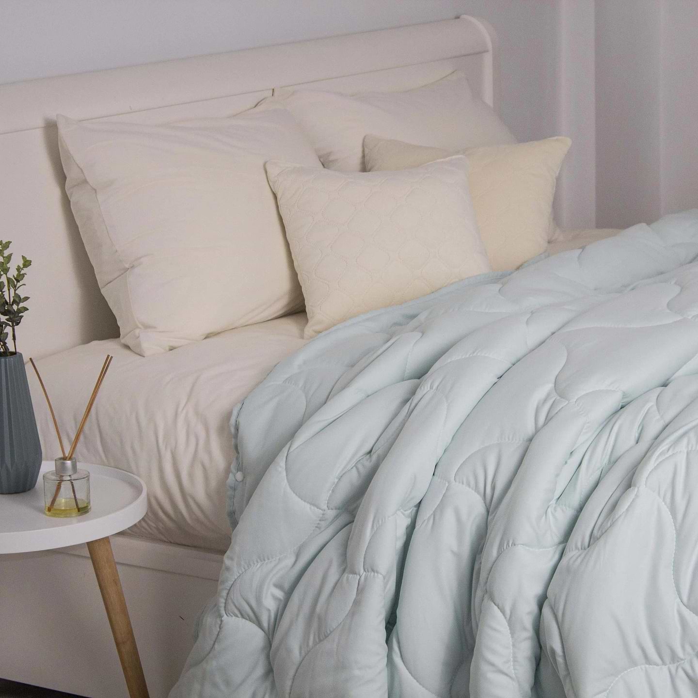 Ковдра всесезонна двоспальна ТЕП DUO SEASON 180х210 см М'ятний/Молочний (1-04745_33888)