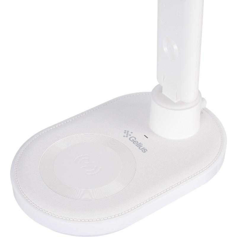 Фото - Настільна лампа Gelius Transformer 2 з бездротовою зарядкою White (GP-LTL004)