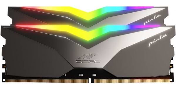 Память DDR OCPC Pista Titanium/Silver DDR5 6200MHz 32GB Kit 2x16GB (MMPT2K32GD562C40T)