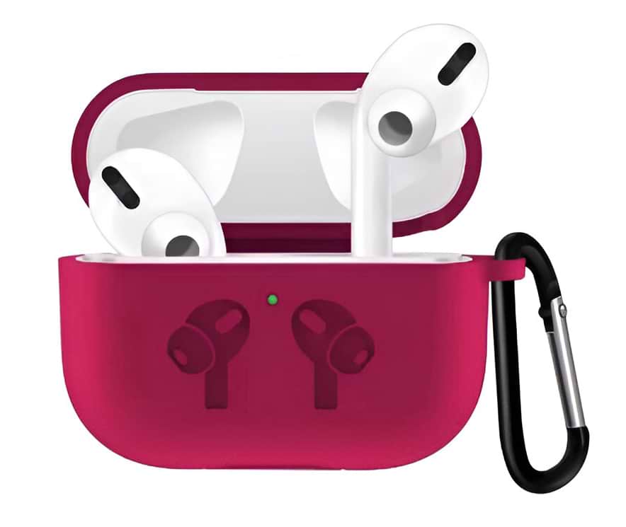 Чехол для наушников BeCover Silicon Protection for Apple AirPods Pro Rose Red (704504)