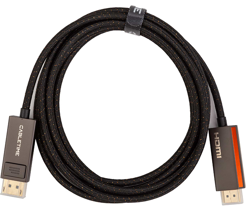 Кабель HDMI PowerPlant DisplayPort - HDMI 3m (CA914081)