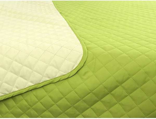 Фото - Покрывало полуторное Руно 150х212 микрофайбер Астурия молочно-салатовое (360.52У_Астурия)