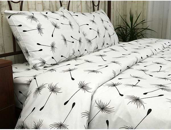 Фото - Підковдра двоспальна Руно 175х215 бязь (58.114Б_Fly white)