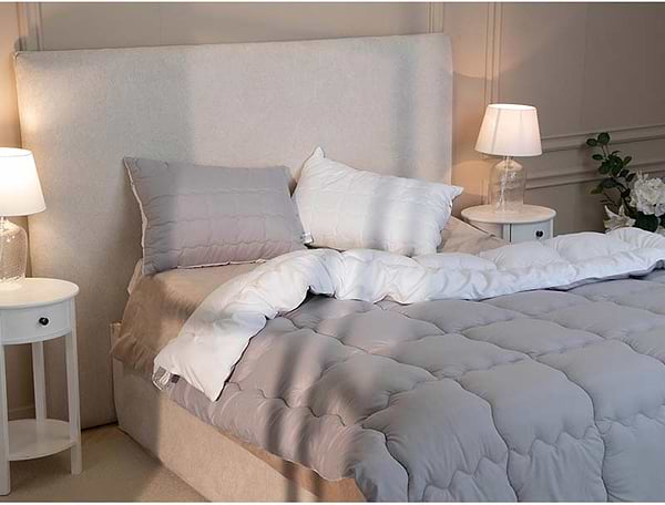 Фото - Ковдра зимова полуторна Руно 140х205 силіконова (321.52_Grey White)