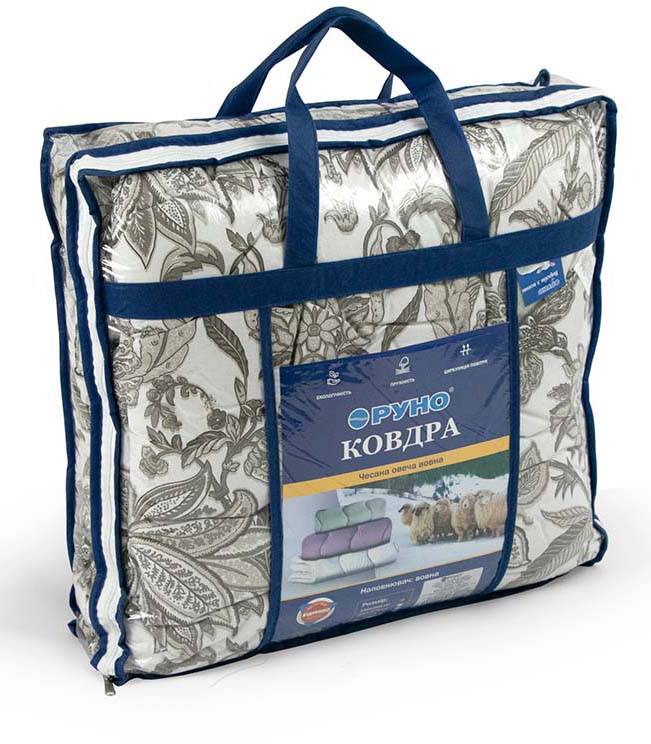 Фото - Одеяло демисезонное полуторное Руно 140х205 шерстяное Comfort+ Luxury бязь (321.02ШК+У_Luxury)