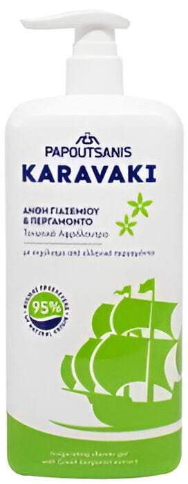Гель для душа Karavaki піна для ванни Жасмин та Бергамот 750 мл (KSGJB750) - Фото 1