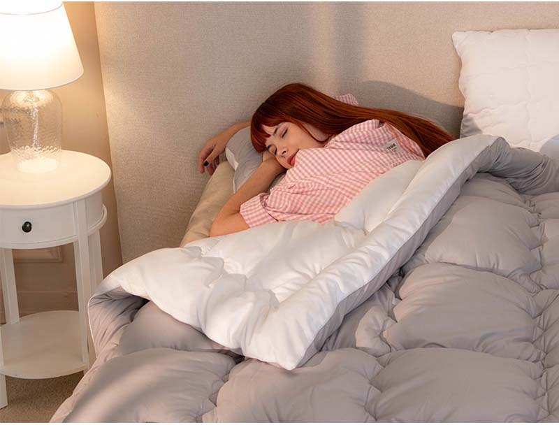 Фото - Ковдра зимова полуторна Руно 140х205 силіконова (321.52_Grey White)