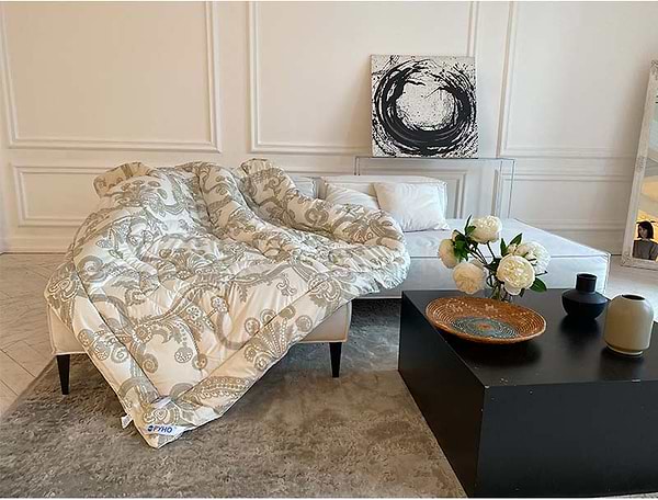 Фото - Ковдра зимова двоспальна євро Руно 200х220 вовняна Luxury (322.29ШЕУ_Luxury)