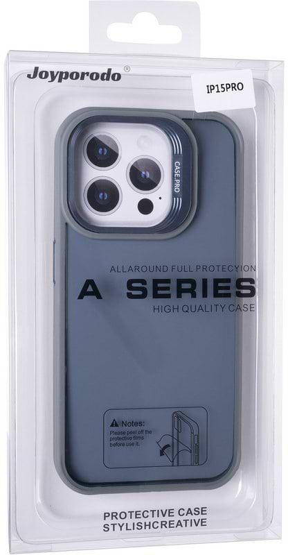 Фото - Чехол для смартфона Gelius Elegant Bumper Case Camera stand iPhone 15 Pro Grey (99488)