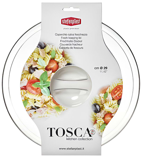 Фото - Кришка для ємності Stefanplast 55170 для миски TOSСA d.29 см Фото - Кришка для ємності Stefanplast 55170 для миски TOSСA d.29 см