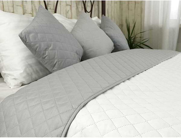 Фото - Покривало двоспальне Руно 220х240 White Grey біло-сіре (330.52У_White Grey)