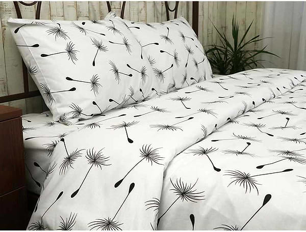 Фото - Підковдра двоспальна Руно 205х225 бязь (67.114Б_Fly white)