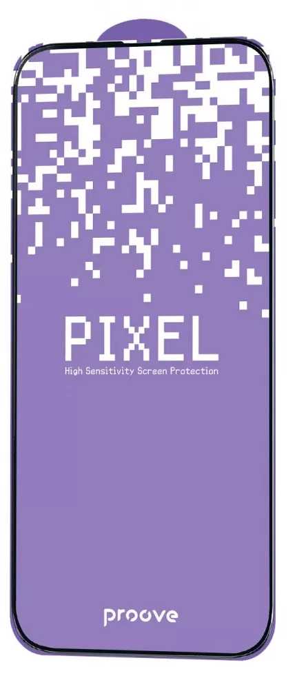 Защитное стекло для смартфона Proove Pixel iPhone 14 Pro Max/15 Plus/16 Plus Black (PGPPXI14PM01)