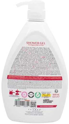 Фото - Гель для душа Eloderma Гранат і Лайм 1000 мл (ESGGL1000)