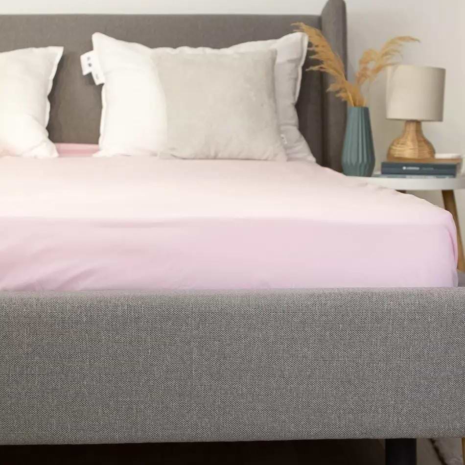 Простынь односпальная ТЕП ВДОХНОВЕНИЕ с резинкой 120х200 см Light Pink (2-04015_31994)