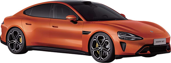 Фото - Коллекционная машинка 1:18 Xiaomi SU7 1/18 Lava Orange (BHR08KOGL)