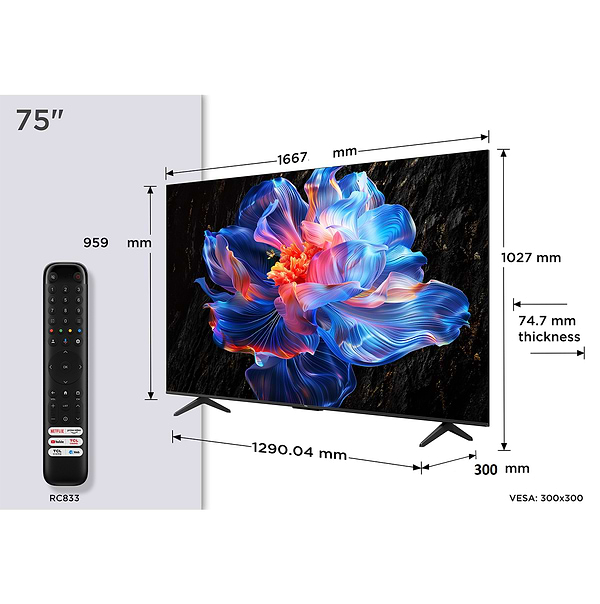 Фото - Телевизор TCL 75P6K