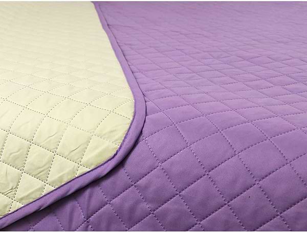 Фото - Покрывало двуспальное Руно 220х240 микрофайбер Севилья сиренево-молочная (330.52У_Севилья)