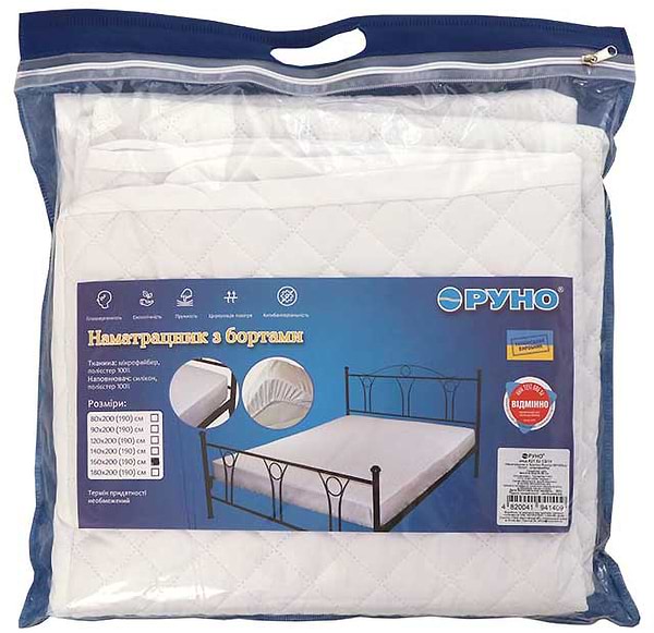 Фото - Наматрацник Руно 180х200xh30 силіконовий (828.52СВ1У)