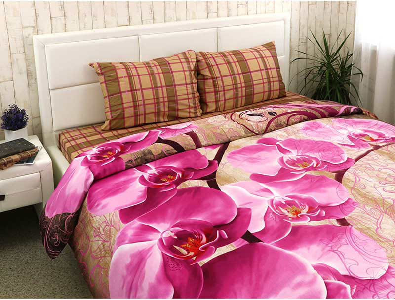 Комплект постельного белья Руно Fuchsia сатин (845.137К_20-1315Fuchsia) - Фото 1
