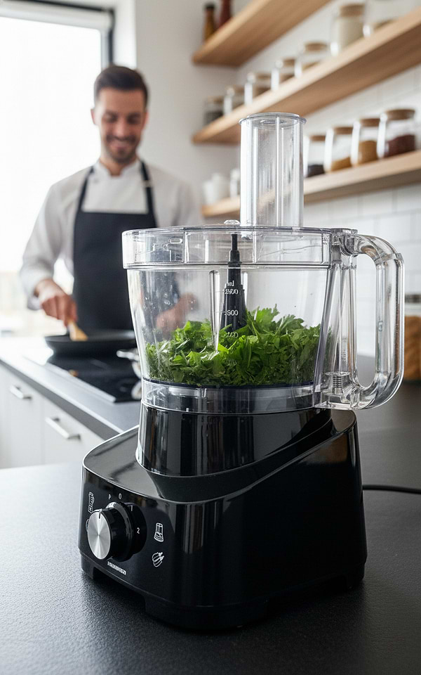 Фото - Кухонный комбайн Heinner HFP-1000BK