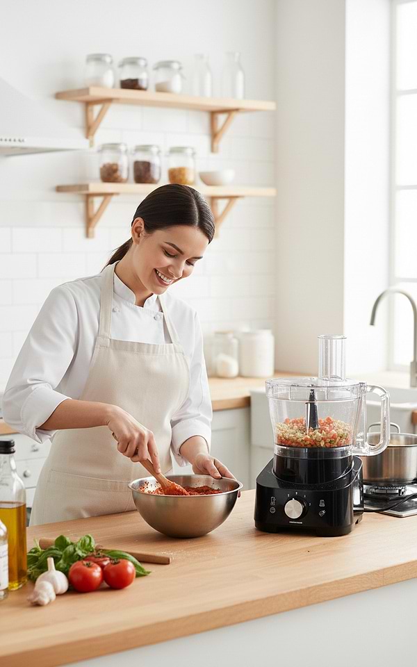 Фото - Кухонный комбайн Heinner HFP-1000BK