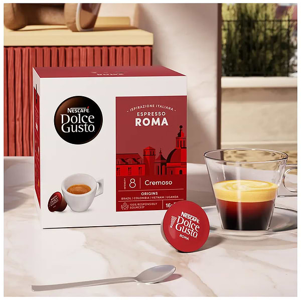 Фото - Кава у капсулах Nescafe DOLCE GUSTO espresso Roma 16 шт. 99.2 г