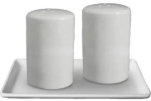 Набір ємностей для спецій і приправ Ardesto 3 пр. білий (AR3634PS)